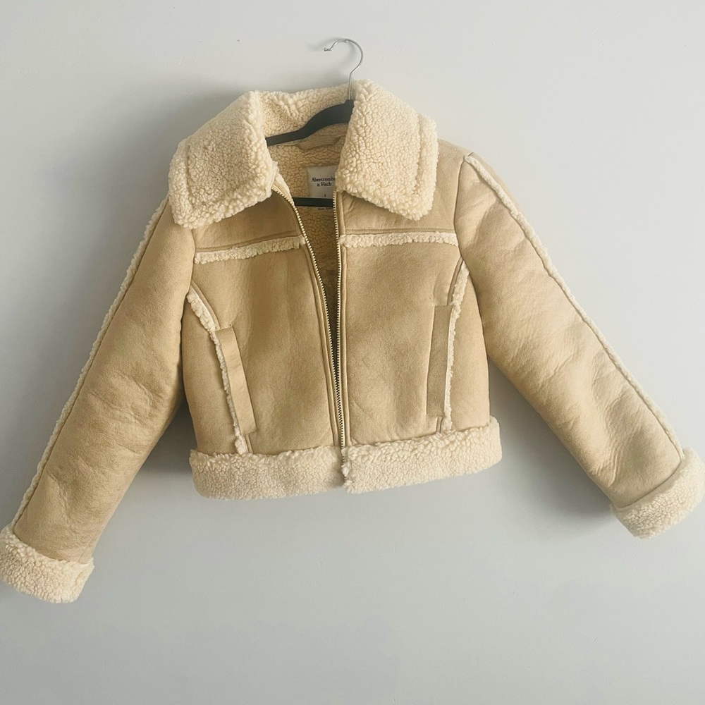 Vegan Suede Cream Jacket